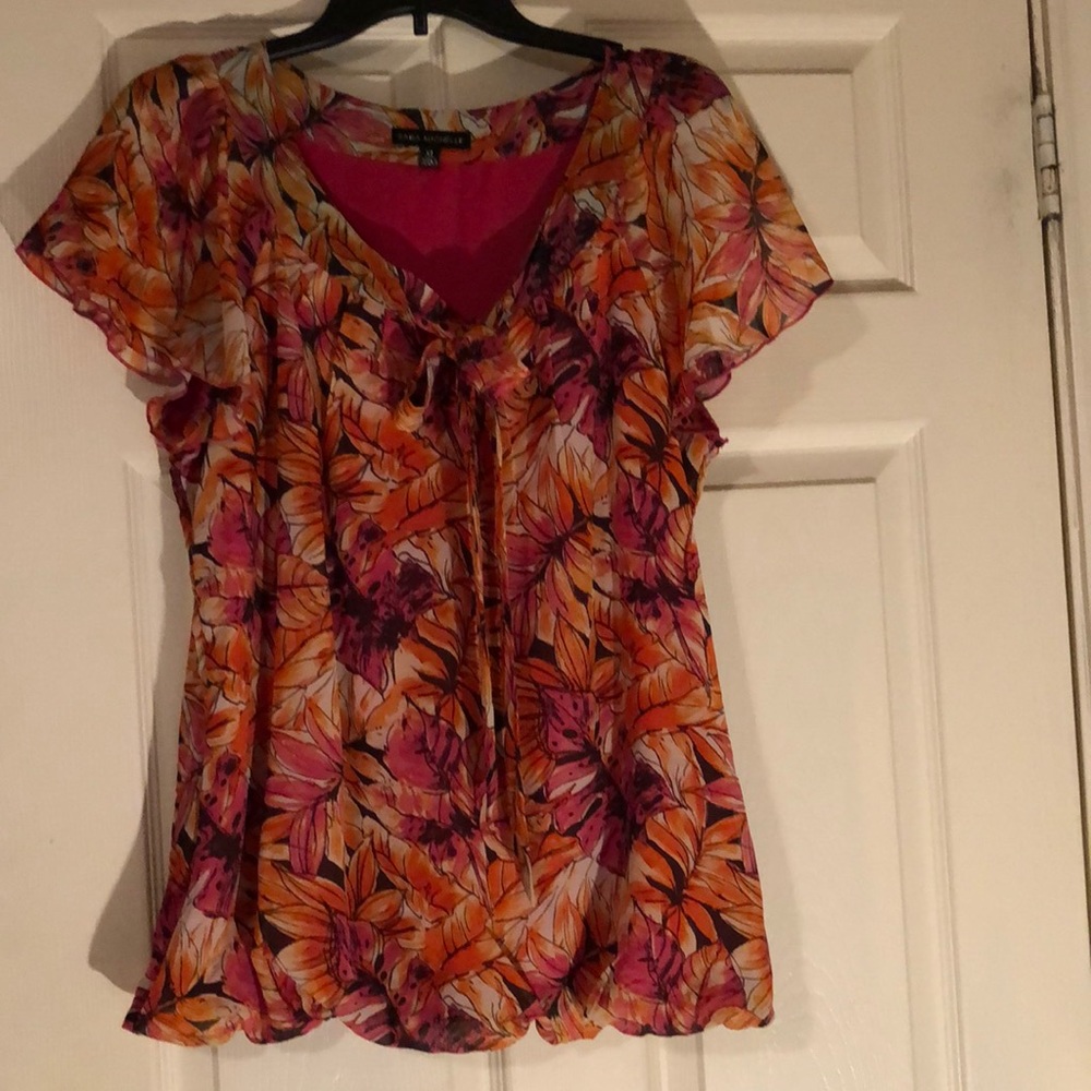Sarah Michelle Multi-Colored Top